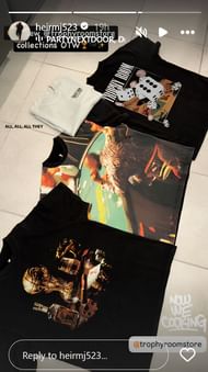 Marcus Jordan's Instagram stories give a sneak peek into the new Trophy Room collection - Source: Instagram